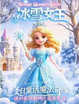 亲子欢乐儿童剧《冰雪奇缘之冰雪女王》冰雪童话魔法奇缘