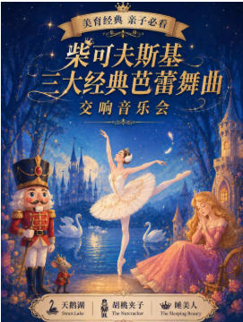 「天鹅湖·胡桃夹子·睡美人」柴可夫斯基三大经典芭蕾舞曲交响音乐会