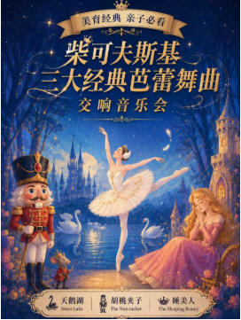 「天鹅湖·胡桃夹子·睡美人」柴可夫斯基三大经典芭蕾舞曲交响音乐会